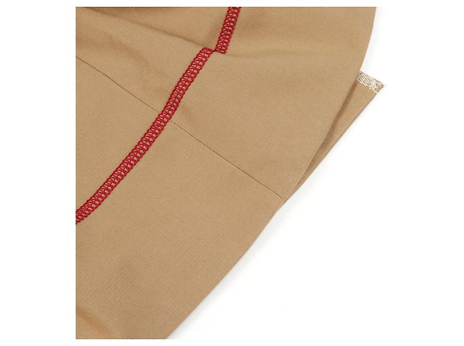 Fendi Baumwollkleid Beige - Ansicht 7