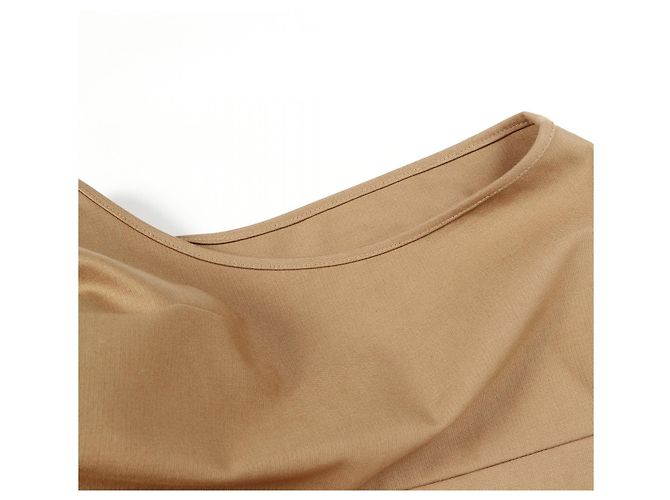 Fendi Baumwollkleid Beige - Ansicht 8