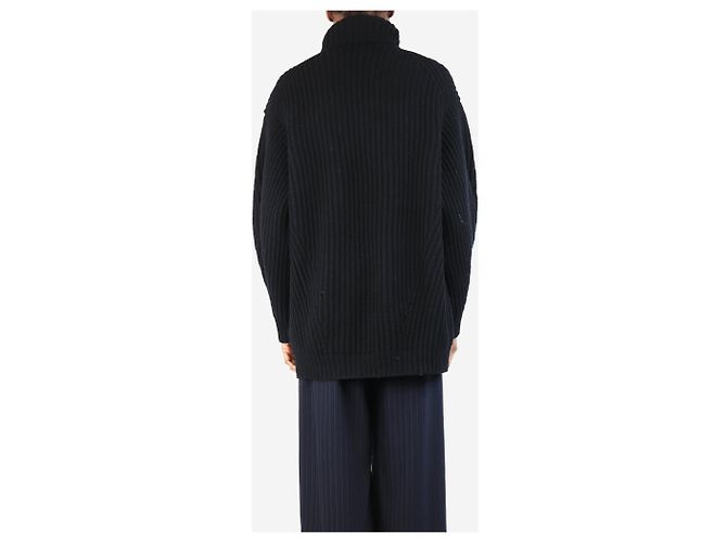 Acne Pull en maille épaisse noir - taille XS - vue 3