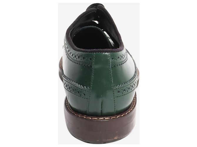 Marni Grüne Leder-Brogues - Größe EU 40 - Ansicht 3