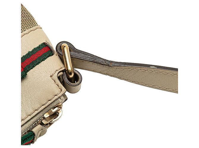 Borsa a Spalla Gucci GG Canvas Mayfair Beige - vista 5