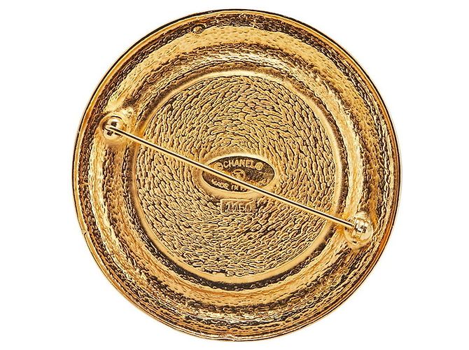 Spilla Chanel Cambon in Placcato Oro D'oro - vista 2