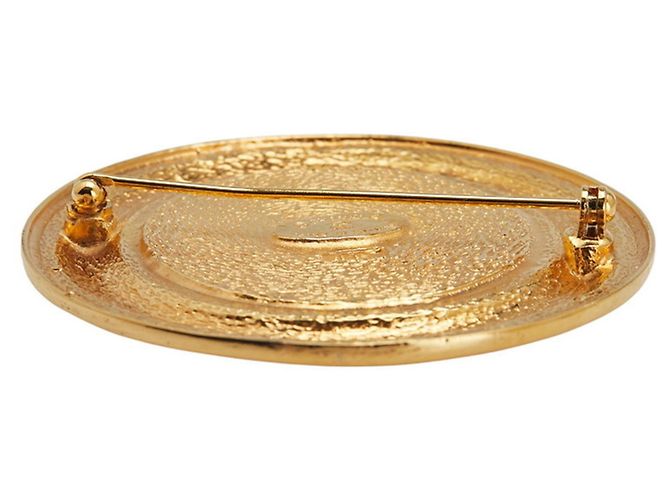 Spilla Chanel Cambon in Placcato Oro D'oro - vista 3