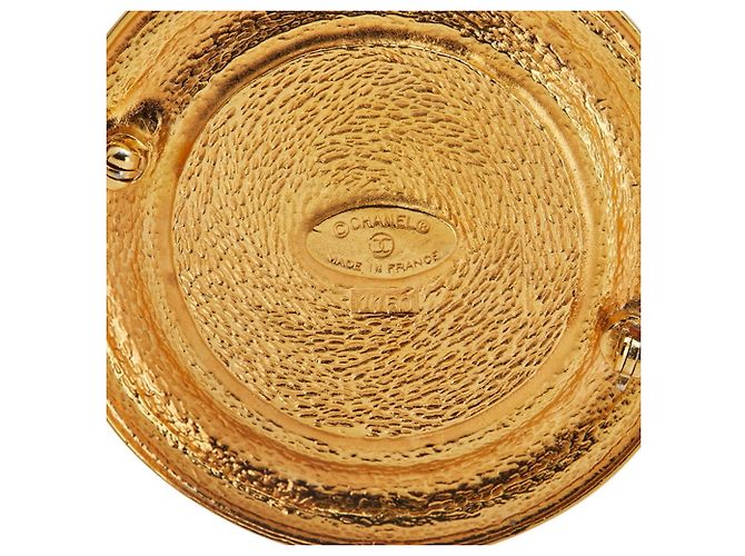 Spilla Chanel Cambon in Placcato Oro D'oro - vista 4