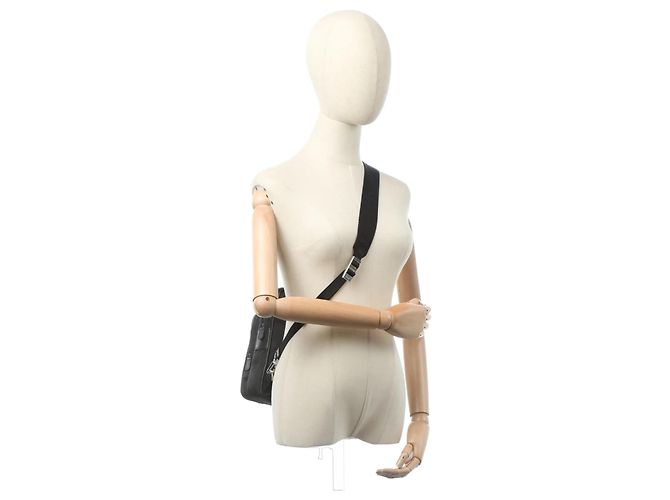 Zaino Prada in Re-Nylon e pelle Saffiano nero - vista 6