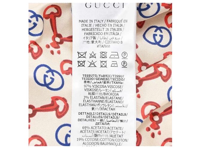 Blazer Gucci de Crepé de Doble Botonadura Crema - vista 7