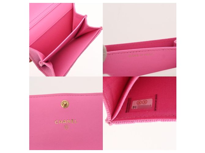 Portafoglio a soffietto Chanel 19 Rosa - vista 10