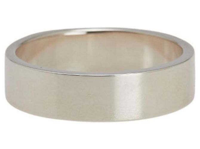 Ring Bague Collier de Chien Hermès Argenté - vue 3