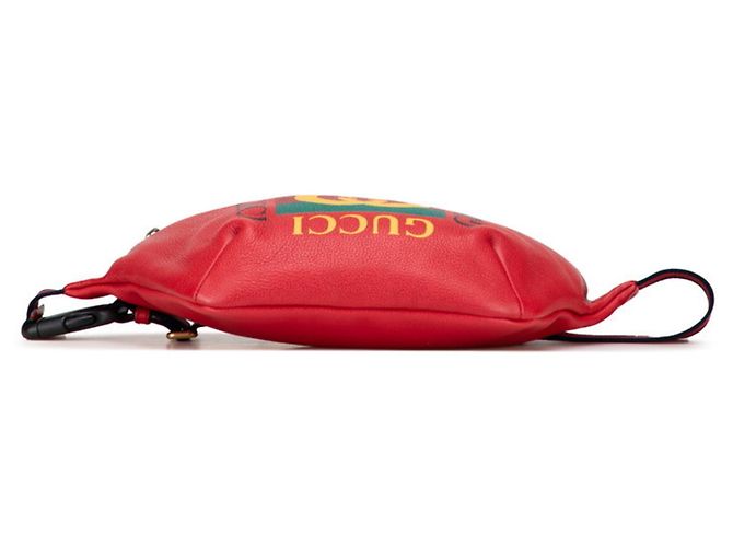 Gucci Sherry Line Red Leather Fanny Pack - view 3