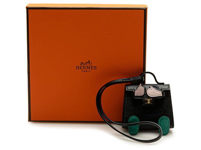 Charm per Borsa Kelly Doll di Hermès Nero Blu - vista 7