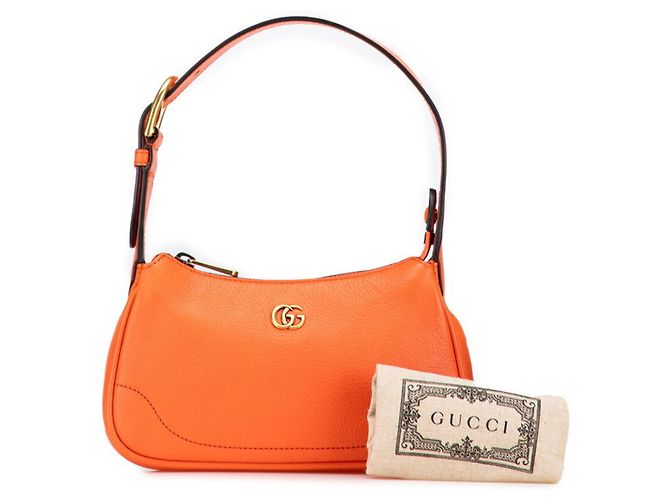 Borsa Gucci GG Marmont Aphrodite Arancione - vista 10