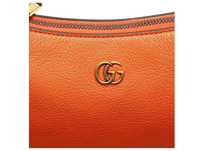 Borsa Gucci GG Marmont Aphrodite Arancione - vista 4