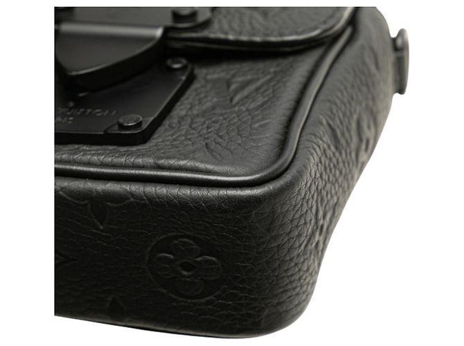 Mini-Handtasche/Schultertasche Pico S-Lock aus Taurillon Monogram von Louis Vuitton Schwarz - Ansicht 5