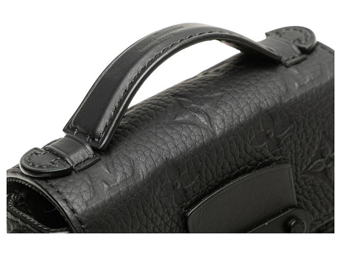 Mini-Handtasche/Schultertasche Pico S-Lock aus Taurillon Monogram von Louis Vuitton Schwarz - Ansicht 6