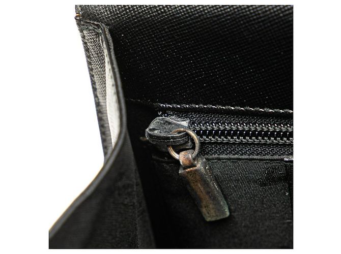 Borsa in pelle Gancini di Salvatore Ferragamo Nero - vista 8