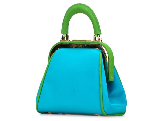 Borsa a mano/spalla Christian Dior verde a due vie Arancione - vista 2