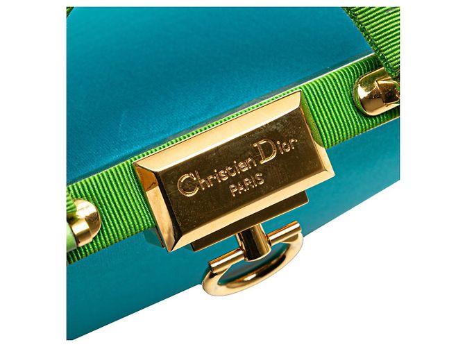 Borsa a mano/spalla Christian Dior verde a due vie Arancione - vista 5
