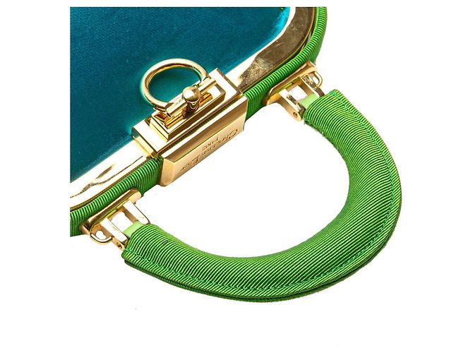 Borsa a mano/spalla Christian Dior verde a due vie Arancione - vista 6
