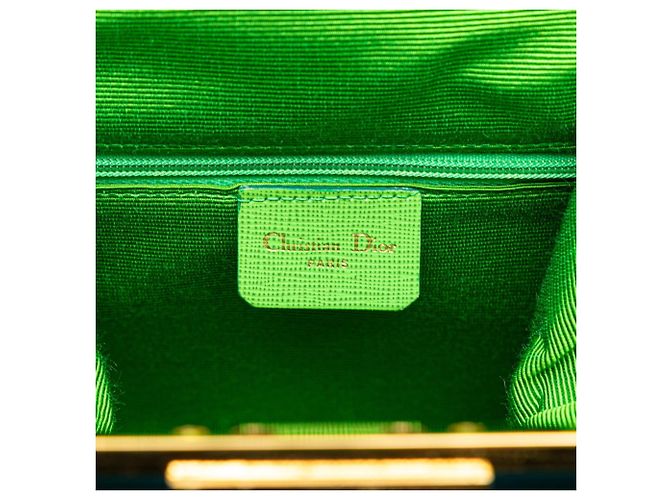 Borsa a mano/spalla Christian Dior verde a due vie Arancione - vista 8
