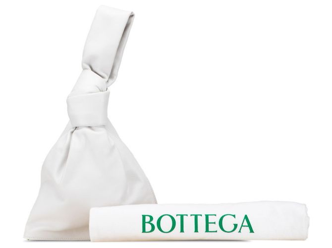 Borsa in pelle bianca Bottega Veneta da donna Bianco - vista 10