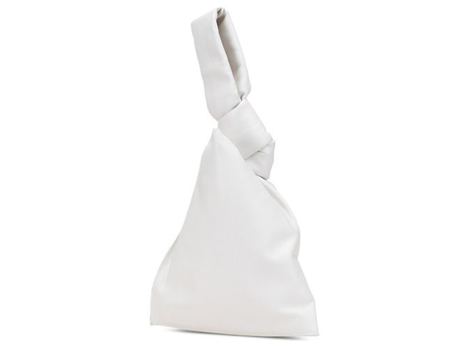 Borsa in pelle bianca Bottega Veneta da donna Bianco - vista 2