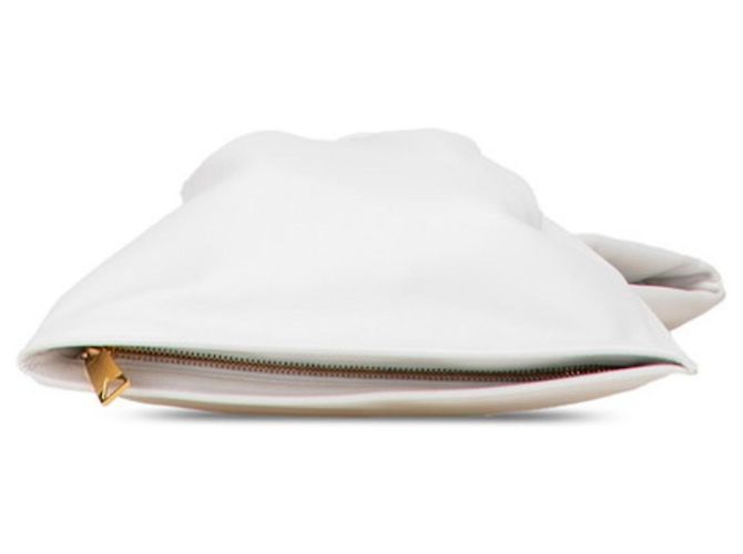 Borsa in pelle bianca Bottega Veneta da donna Bianco - vista 3