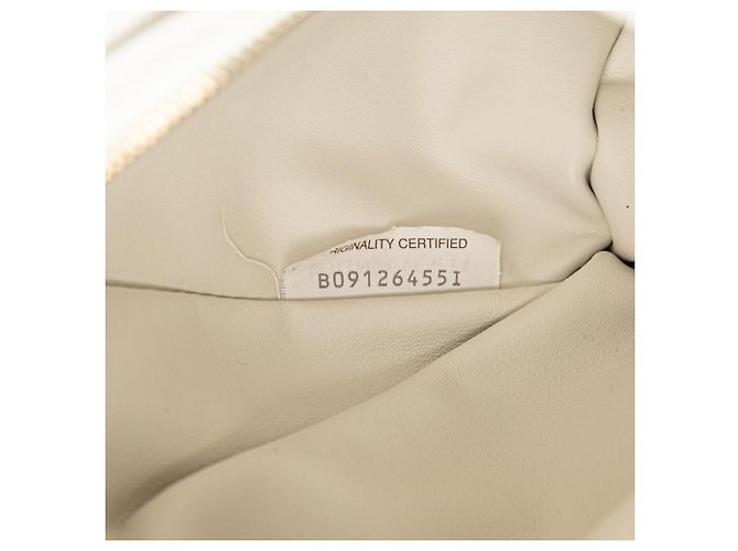 Borsa in pelle bianca Bottega Veneta da donna Bianco - vista 9