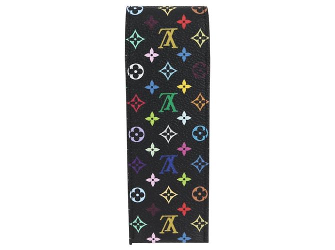 Astuccio per penna in tela Louis Vuitton Nero - vista 2