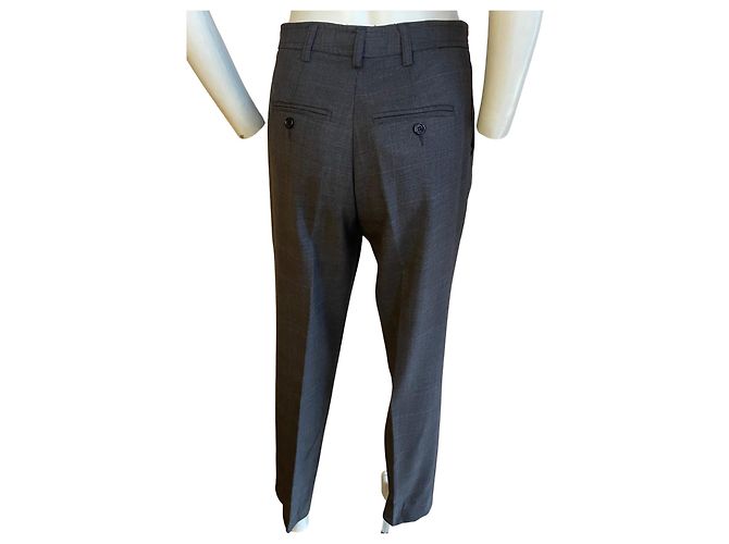 Gerard Darel Pantalones de Lana Virgen Gérard Darel – Elegancia y Confort Atemporal Gris antracita - vista 3