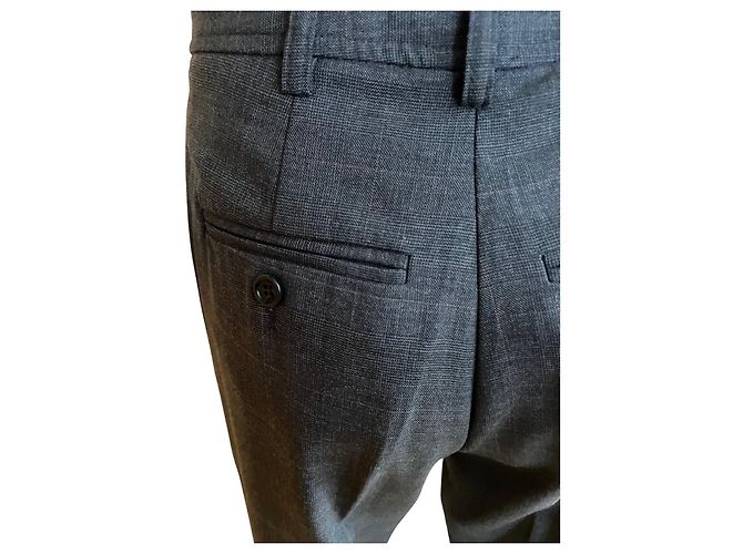 Gerard Darel Pantalones de Lana Virgen Gérard Darel – Elegancia y Confort Atemporal Gris antracita - vista 4
