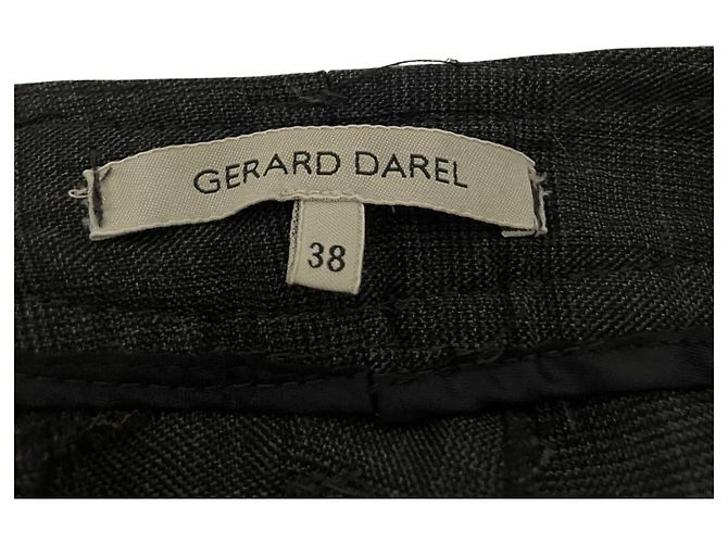Gerard Darel Pantalones de Lana Virgen Gérard Darel – Elegancia y Confort Atemporal Gris antracita - vista 5