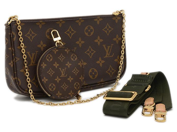 Borsa Louis Vuitton Monogram Multi Pochette Accessoires Cachi Monogramma - vista 2