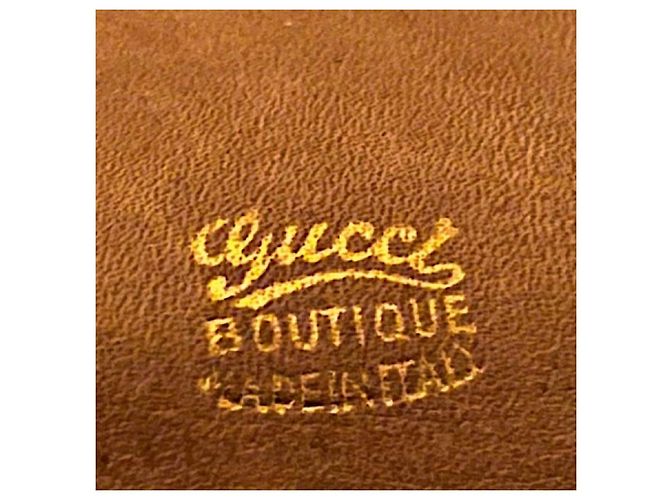 Borsa a tracolla Gucci GG a righe marrone - vista 10