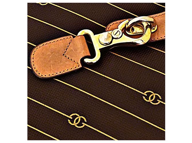 Borsa a tracolla Gucci GG a righe marrone - vista 2