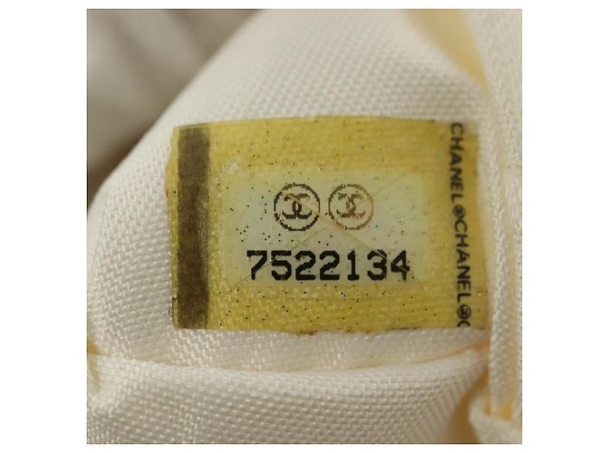 Chanel Cambon Tote in Tela Bianca Bianco - vista 6