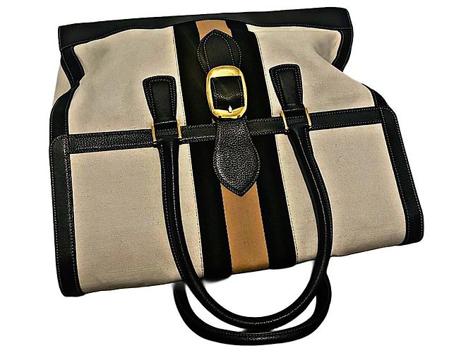 Sac de voyage Gucci Tom Ford Web à rayures blanc - vue 6