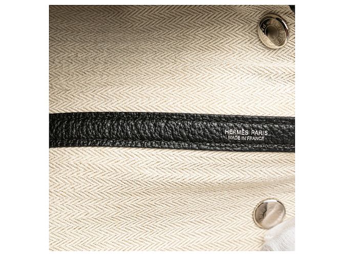 Borsa Tote Garden Party PM di Hermès Nero - vista 8