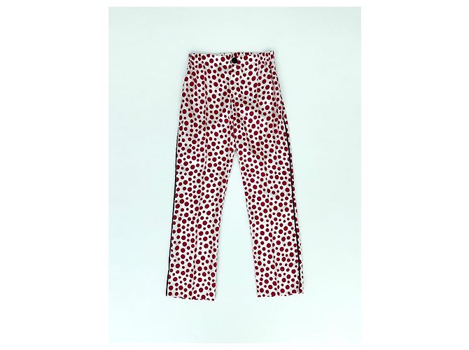 Pantalones de edición limitada Louis Vuitton x Yayoi Kusama Blanco Roja - vista 8