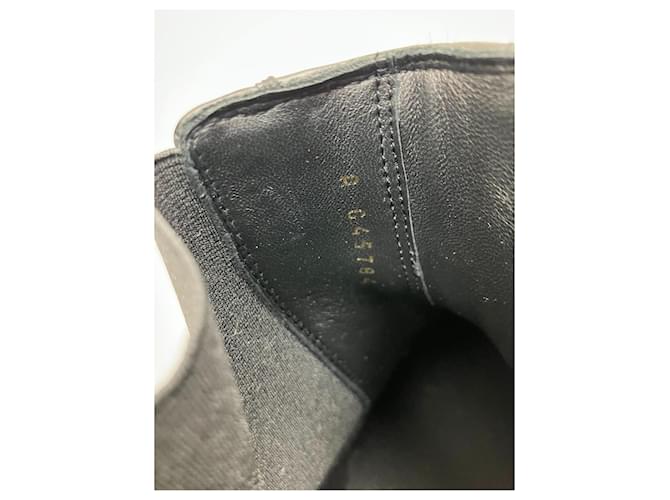 Chanel / Botas Chelsea con Logo CC Interconectado 41 Negro - vista 7