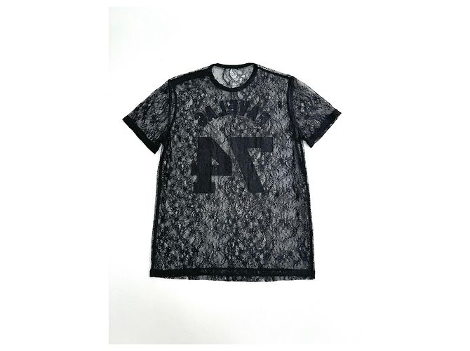 Camiseta de encaje Givenchy FAVELAS negra Negro - vista 3