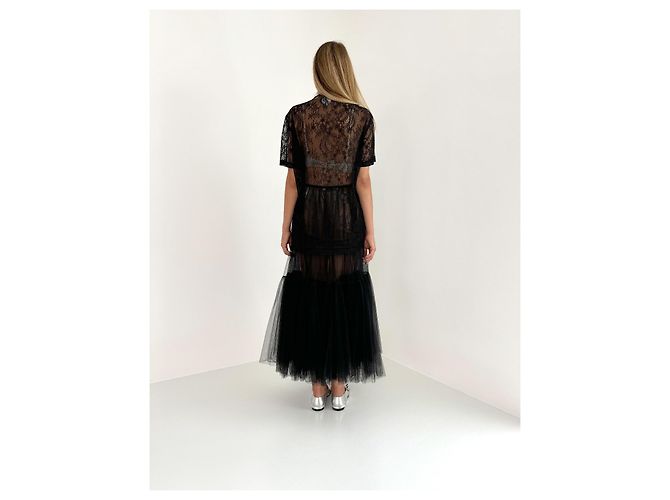 Camiseta de encaje Givenchy FAVELAS negra Negro - vista 7