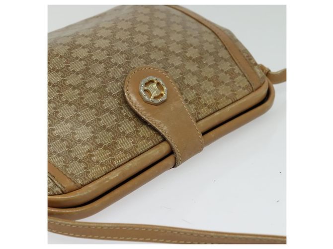 Céline Borsa a Spalla Celine Macadam in Pelle PVC Beige - vista 6