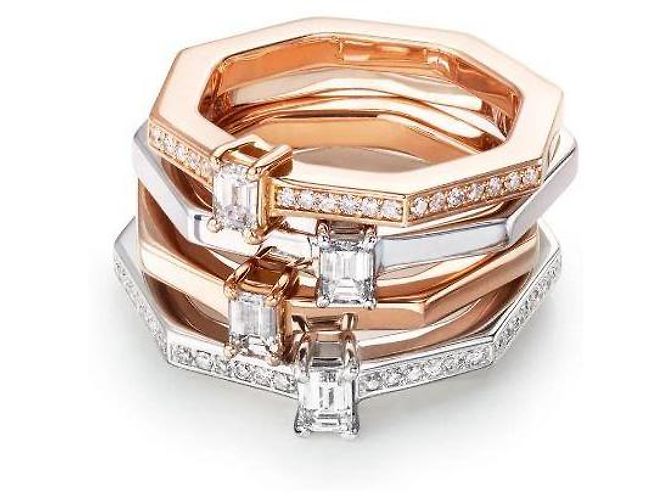 Autre Marque Spustova AUDACE STACK 6 Principessa solo Bianco D'oro - vista 2
