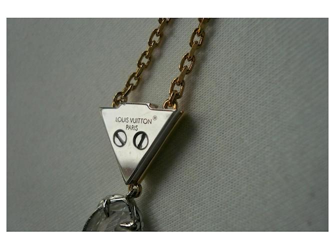 Louis Vuitton COLLANA V per Vuitton TBE M02268 Gold hardware - vista 4