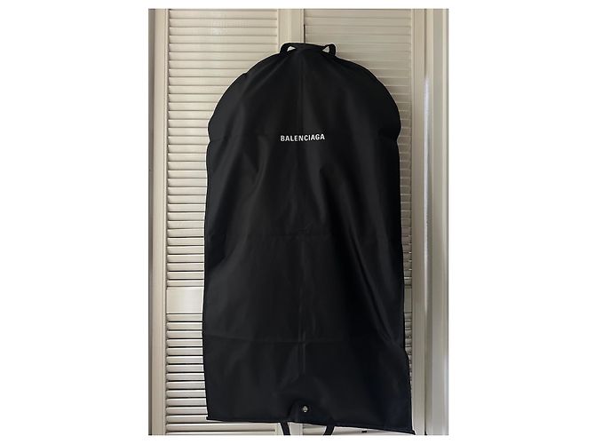 Trench coat de cuero con cinturón Balenciaga Negro - vista 16