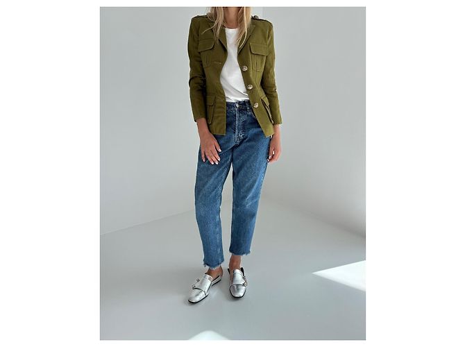 Balmain Militärjacke Khaki - Ansicht 2