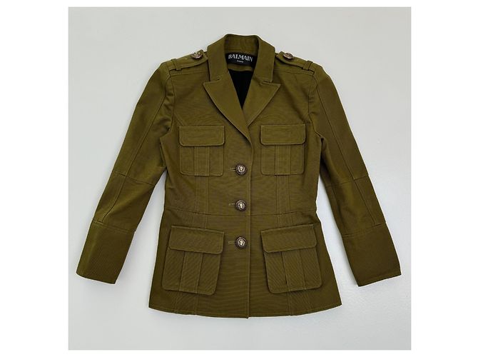 Balmain Militärjacke Khaki - Ansicht 3
