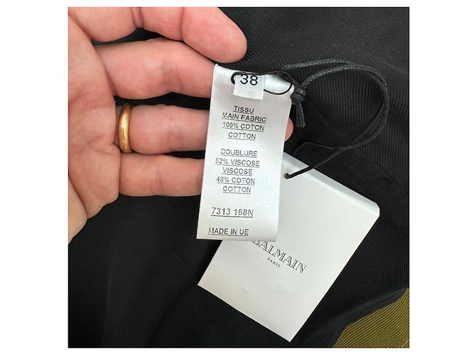 Balmain Militärjacke Khaki - Ansicht 9