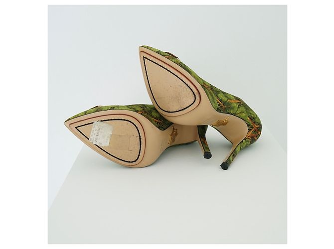 Pumps Bear Necessities di Charlotte Olympia Multicolore Verde - vista 6
