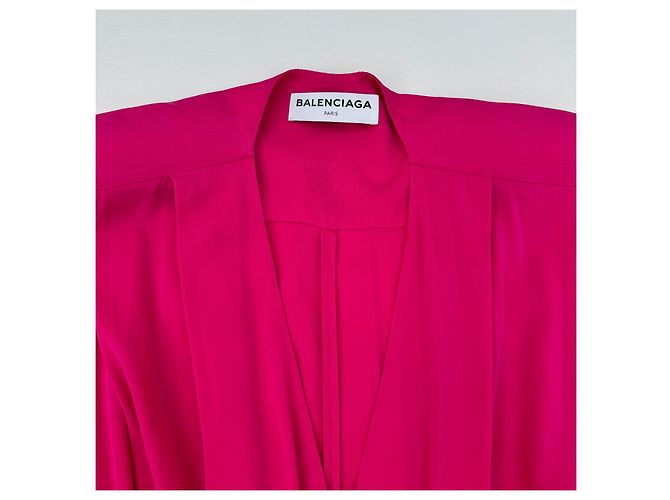 Seidenkleid Balenciaga Pre Fall 2017 Pink - Ansicht 5